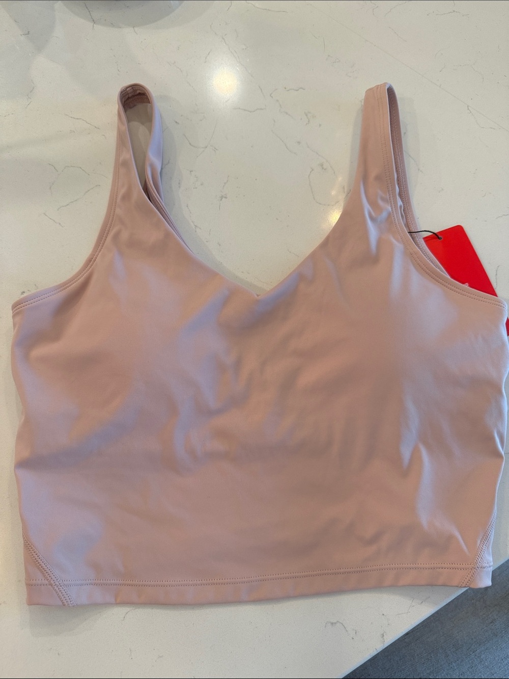 Women's Seamless Longline Bralette - Light Pink